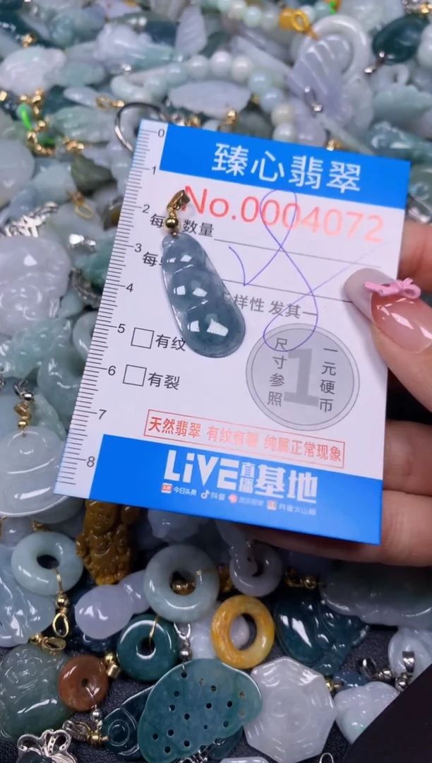 【闪购商品】翡翠颈饰未镶嵌含绳0004072