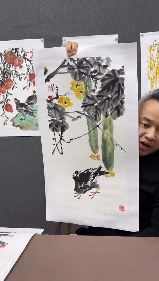 国画戈老师国画作品