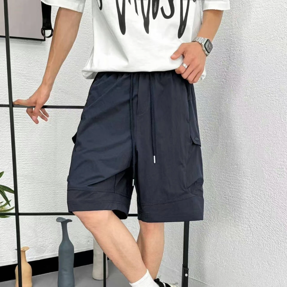 【褚培培自制】 男装短裤-无声静音-夏季时尚男士百搭休闲显瘦裤