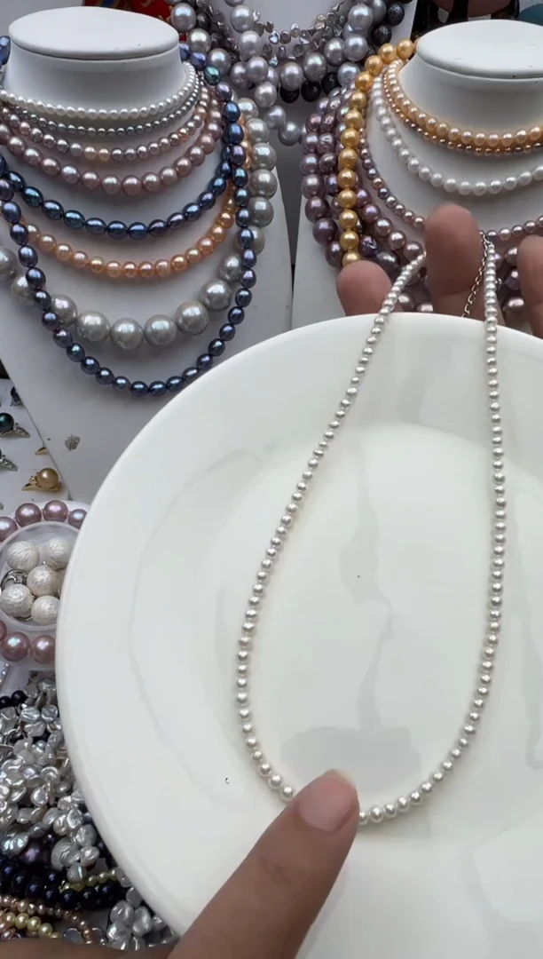 淡水珍珠未镶嵌颈饰1