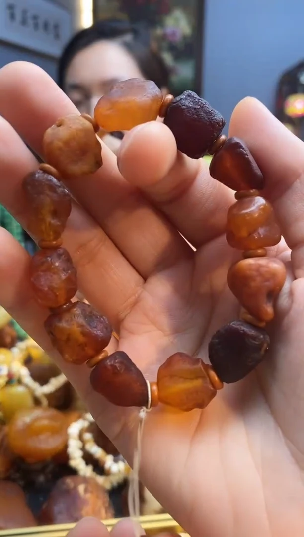 未镶嵌琥珀手串手串