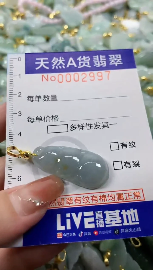 颈饰未镶嵌翡翠天然A货翡翠