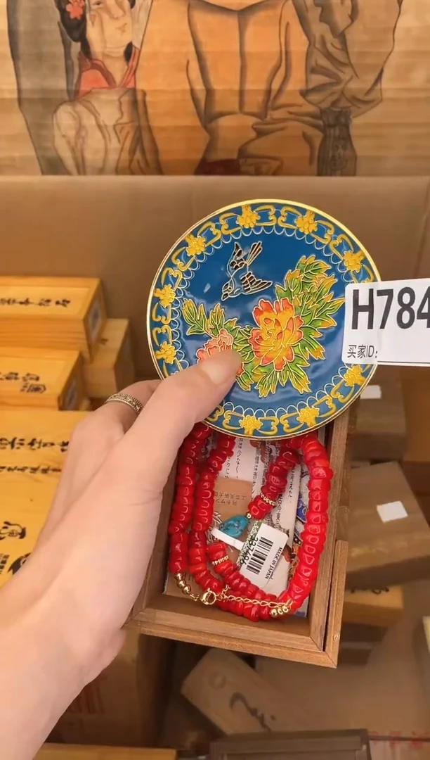 手工艺品琉璃H784琉璃手工艺品瓷器手串多样性发一