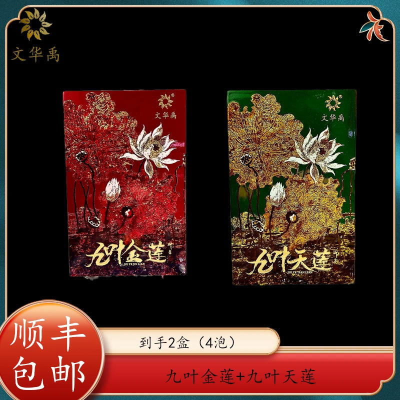 【文华禹】九叶金莲+九叶天莲