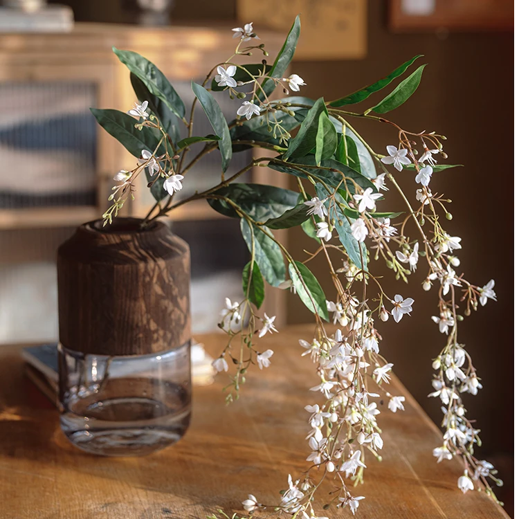 （高档）仿真垂丝莫莉仿真花