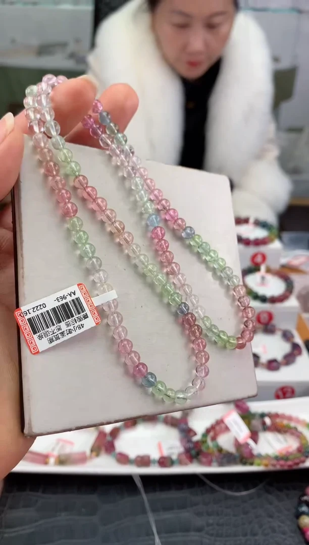 未镶嵌手串碧玺多样性发一条