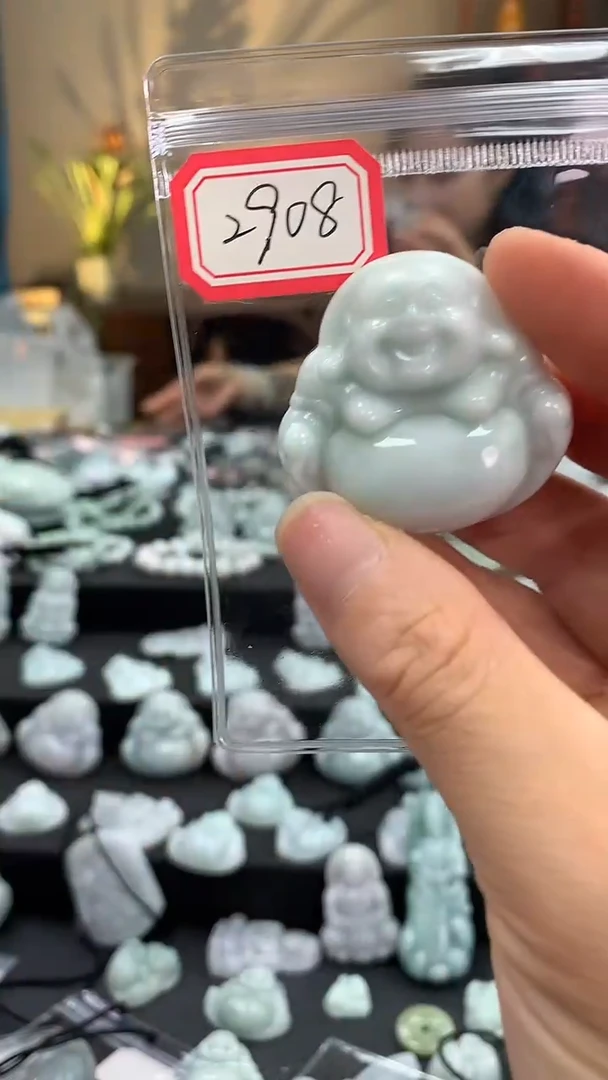 颈饰未镶嵌翡翠佛公2908