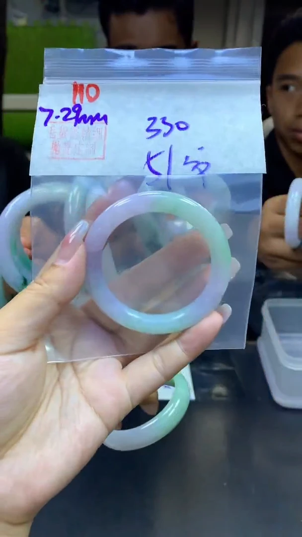 定制翡翠未镶嵌110手镯51纹+330元+拍一发一