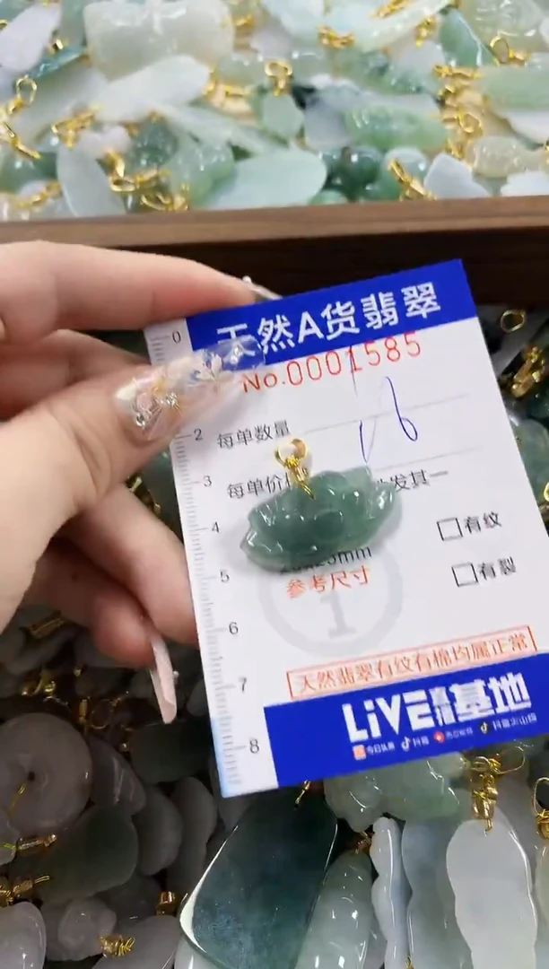 颈饰未镶嵌翡翠天然A货翡翠