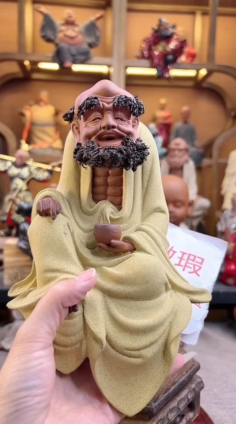 紫砂茶宠器闵茶宠摆件