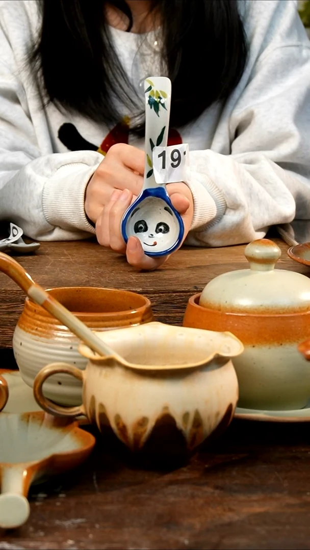 盘 高颜值粗陶餐具限时抢购