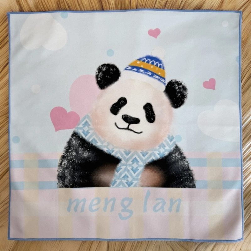 【遇见panda】原创插画大熊猫萌大萌二萌兰福宝百贴布魔术布