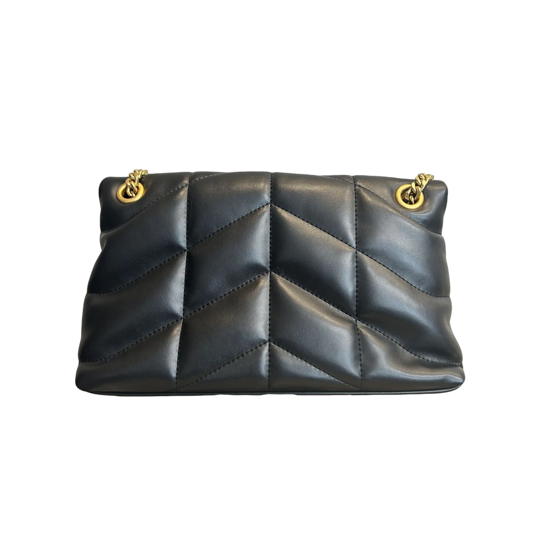 TOLEX2025新款时尚百搭蓝天手工女包黑色29.5cm