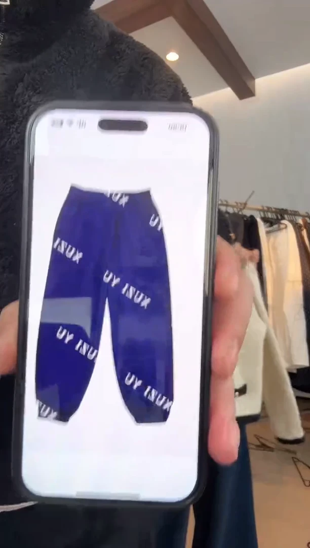 喵***来3422 裤子 蓝色S