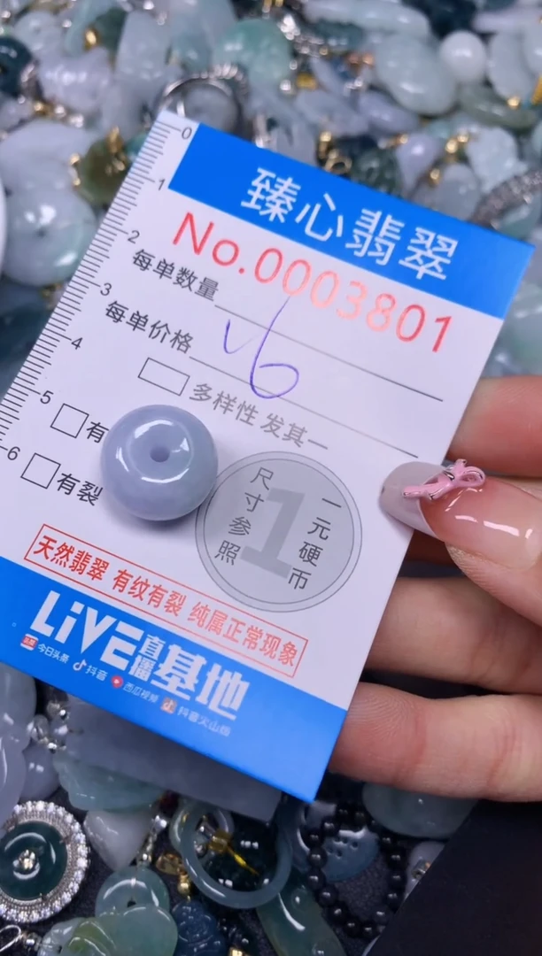 【闪购商品】翡翠颈饰未镶嵌含绳0003801