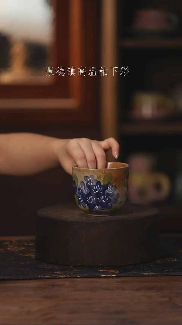 陶瓷景德镇高温釉下手绘陶瓷187