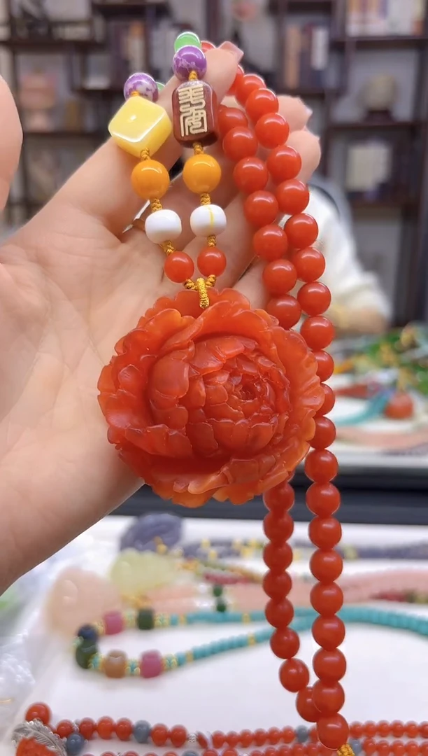【闪购商品】蜜蜡毛衣链未镶嵌M532