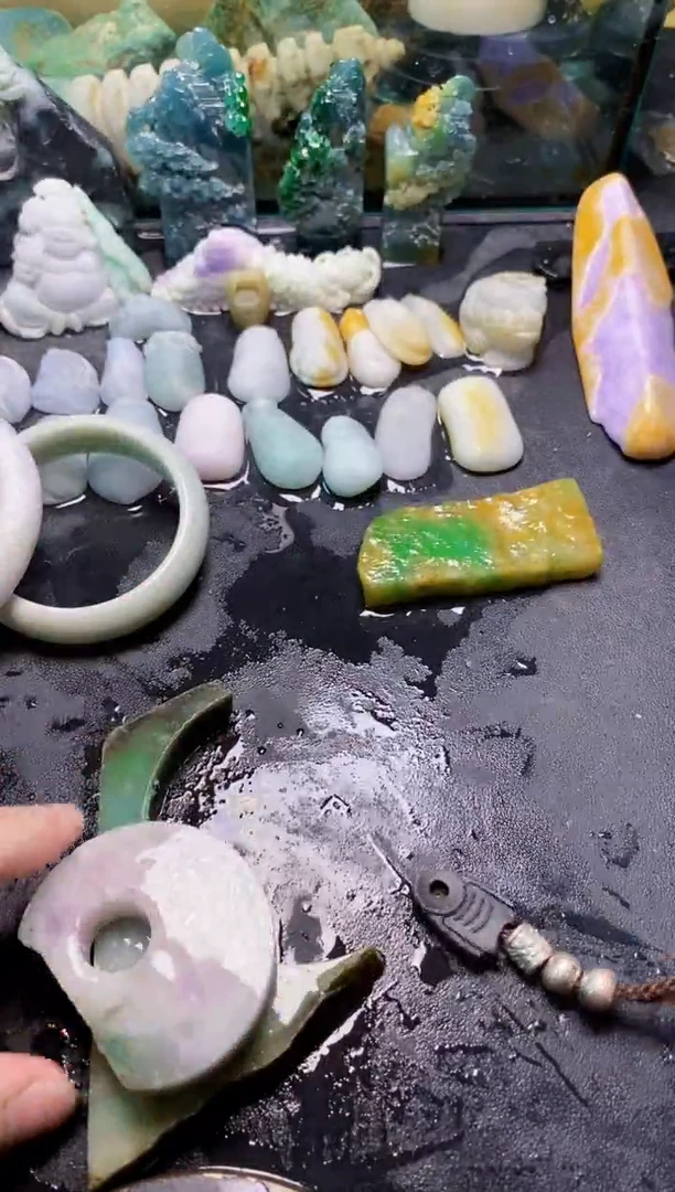 未镶嵌挂件翡翠天然翡翠045