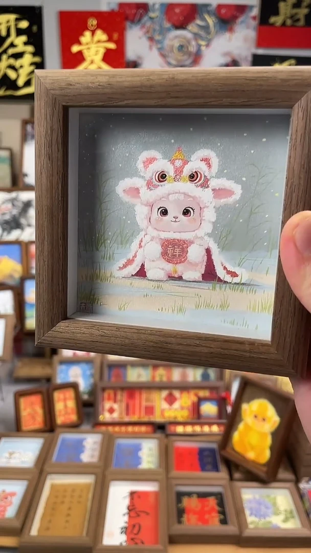 国画纯手绘书法绘画作品