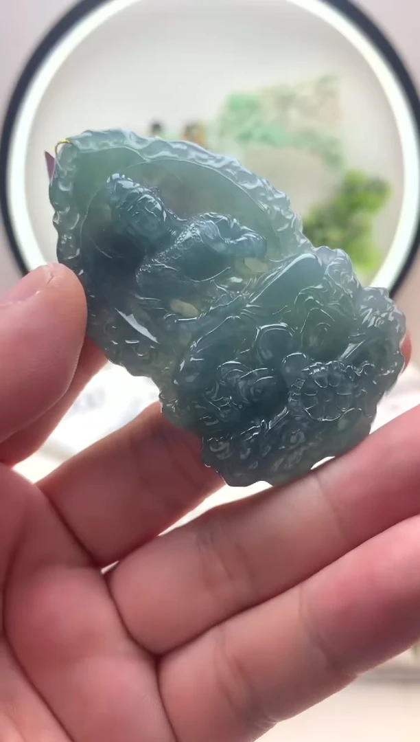 颈饰未镶嵌翡翠大势至