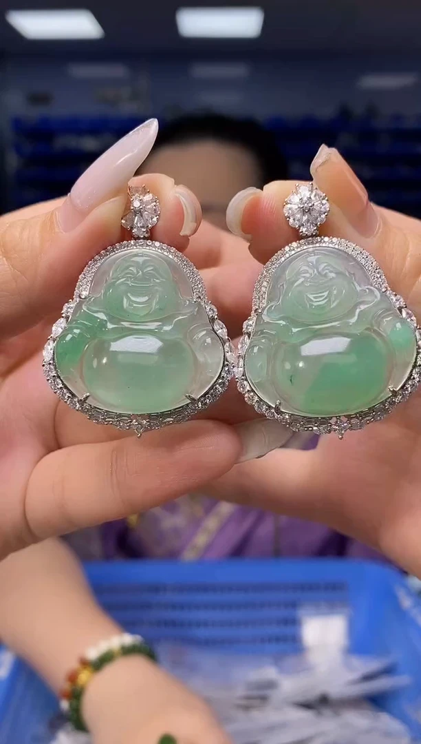 石英质玉（非洲翠）DZ5813银S925镶嵌多样性发货发其一