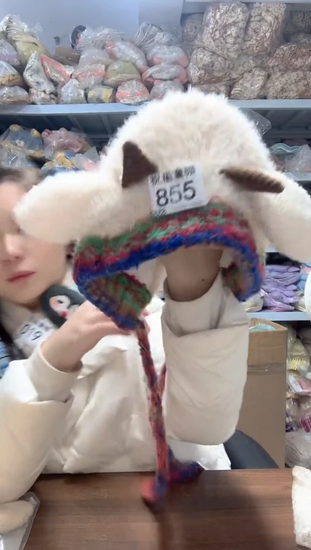 棉冬季儿童大童帽子855