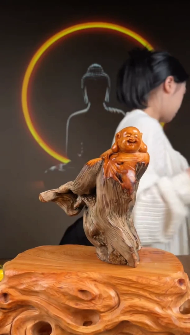 柏木（崖柏）手工摆件,先抢先得! 编号:406