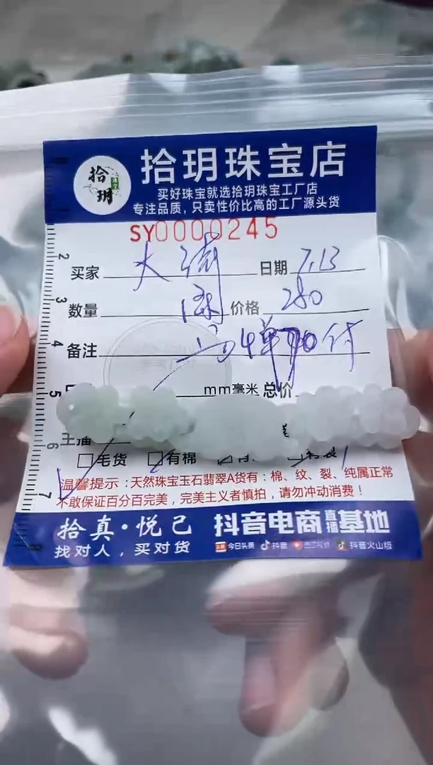 翡翠未镶嵌颈饰H****绮翡翠挂件链子245