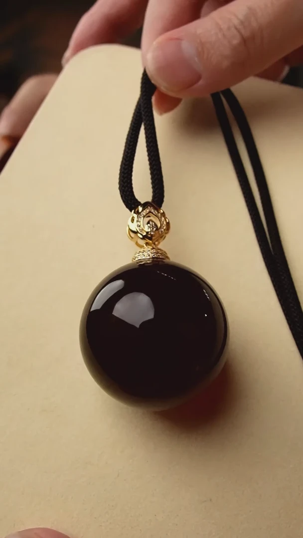 【闪购商品】琥珀颈饰未镶嵌紫杉醇紫蜜34+