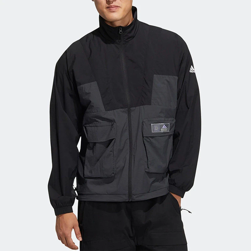 Adidas/阿迪达斯正品 男子款运动休闲立领夹克舒适外套 HE9929