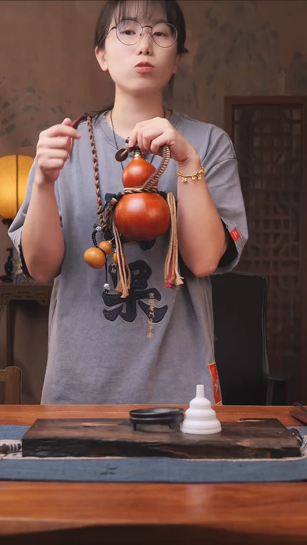 1149号精品大漆葫芦防腐防渗装水茶酒