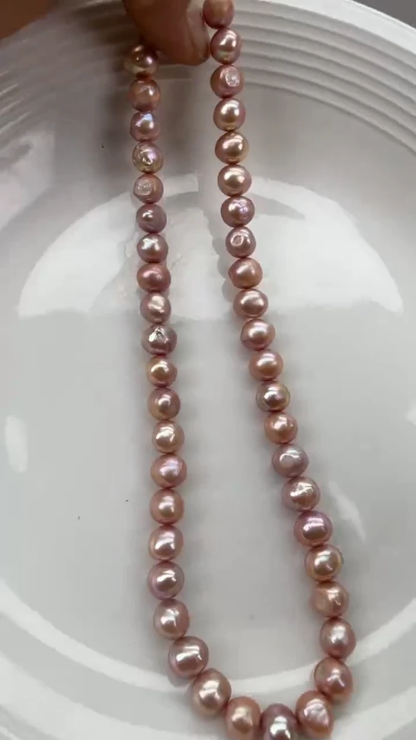 颈饰银S925镶嵌淡水珍珠1