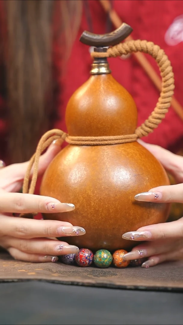 【闪购商品】WJ180大漆酒葫芦不包手串及旋转底座