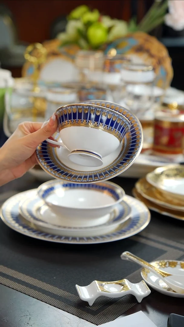 瓷片咖啡杯碟1套