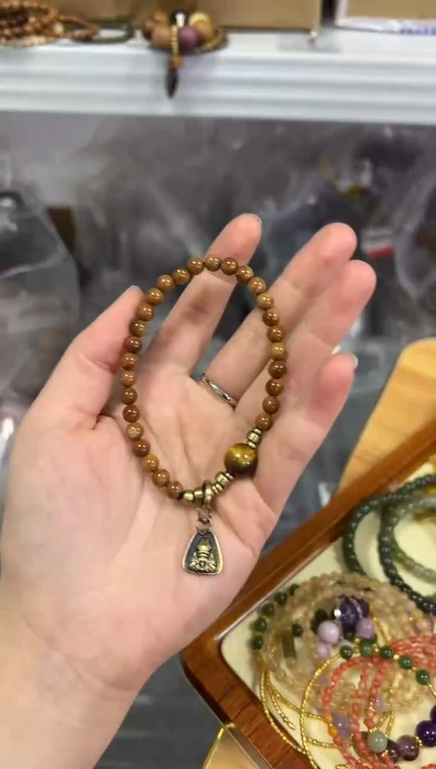 【闪购商品】库克手串未镶嵌藏风库克设计扎基款手串[0835]