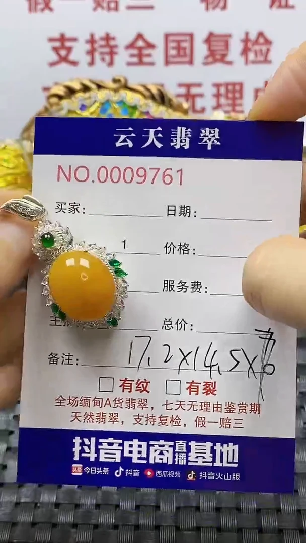 未镶嵌戒指翡翠/97610000