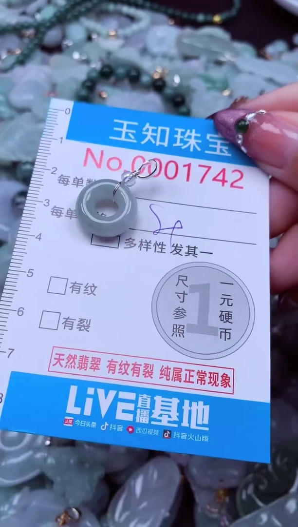 吊坠(不含链)未镶嵌翡翠1742