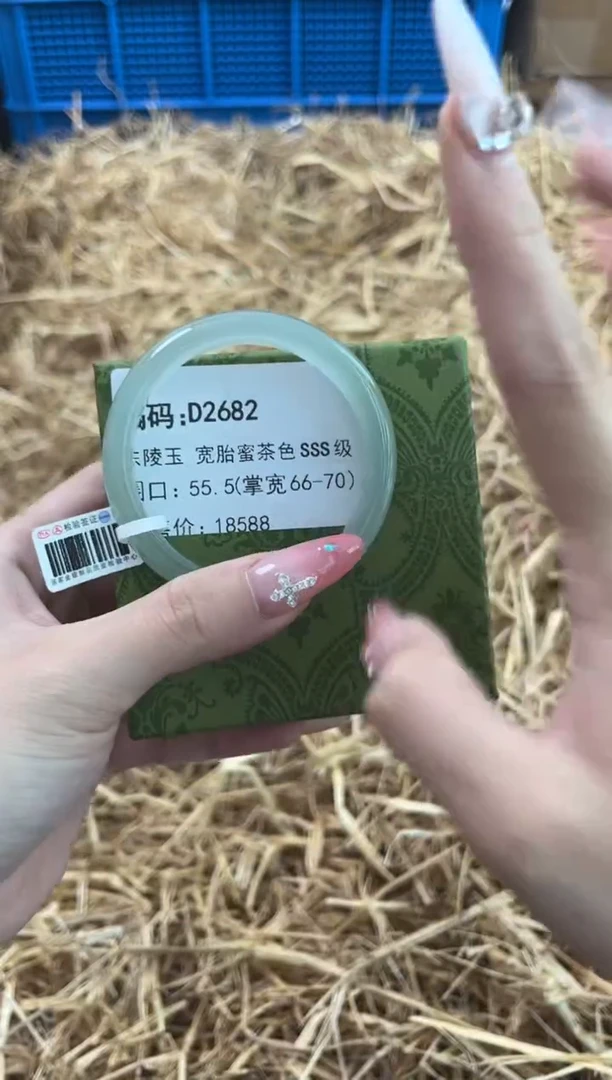 未镶嵌手镯石英质玉D25682