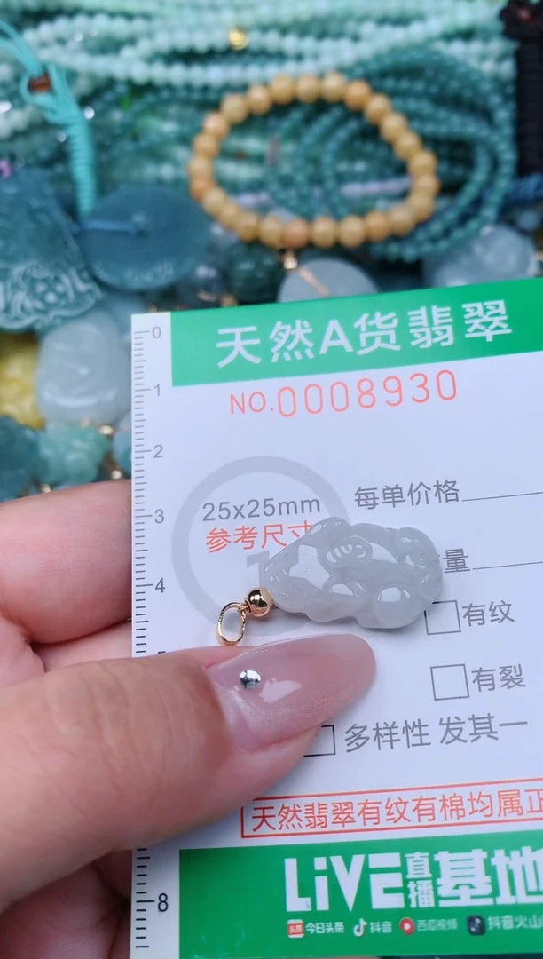 翡翠未镶嵌颈饰.0008930