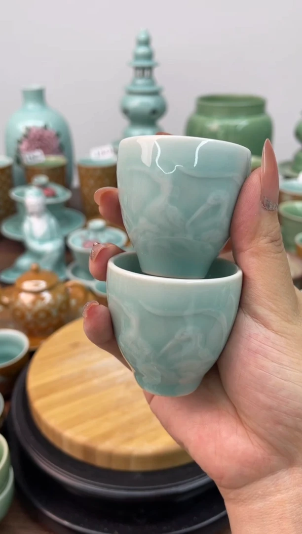 特价福利 微瑕 慧仙青瓷
