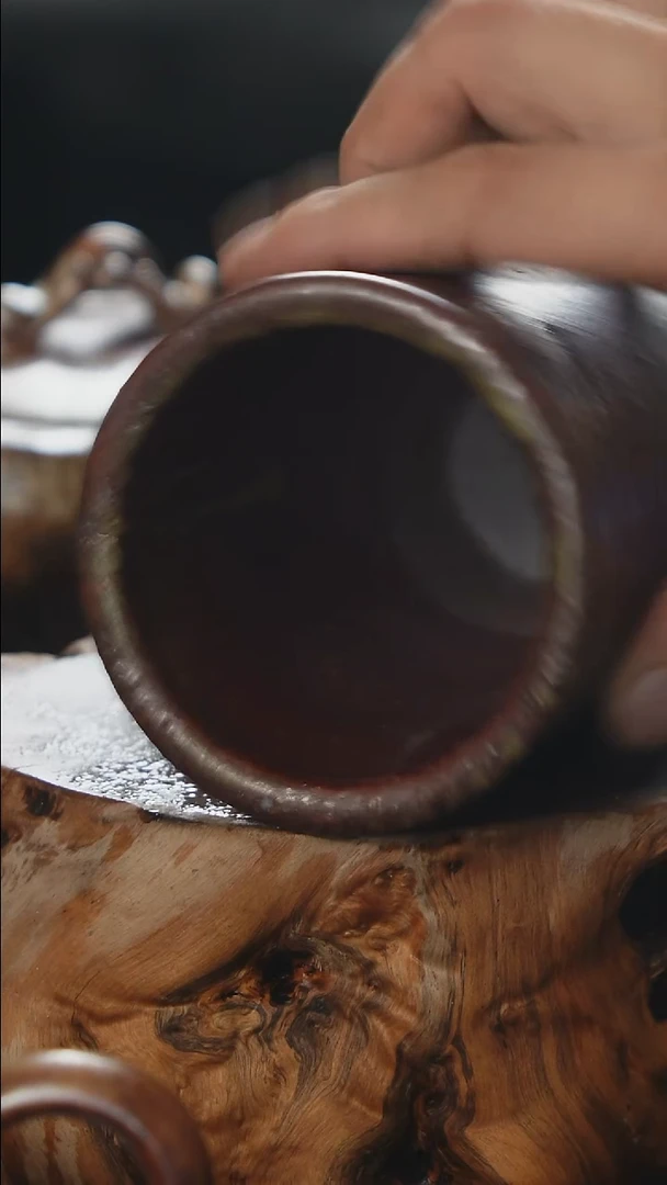 紫砂全手工可乐杯