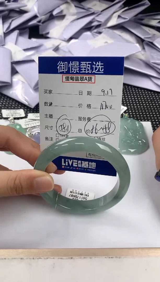 未镶嵌手镯翡翠75