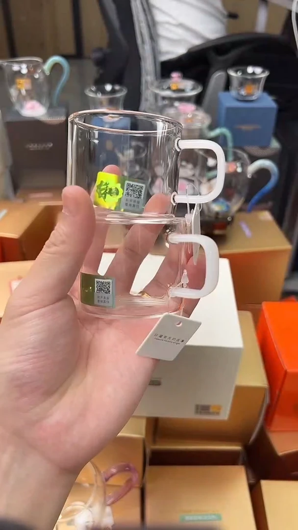 @@禾器晶彩清禾杯白玉色2只