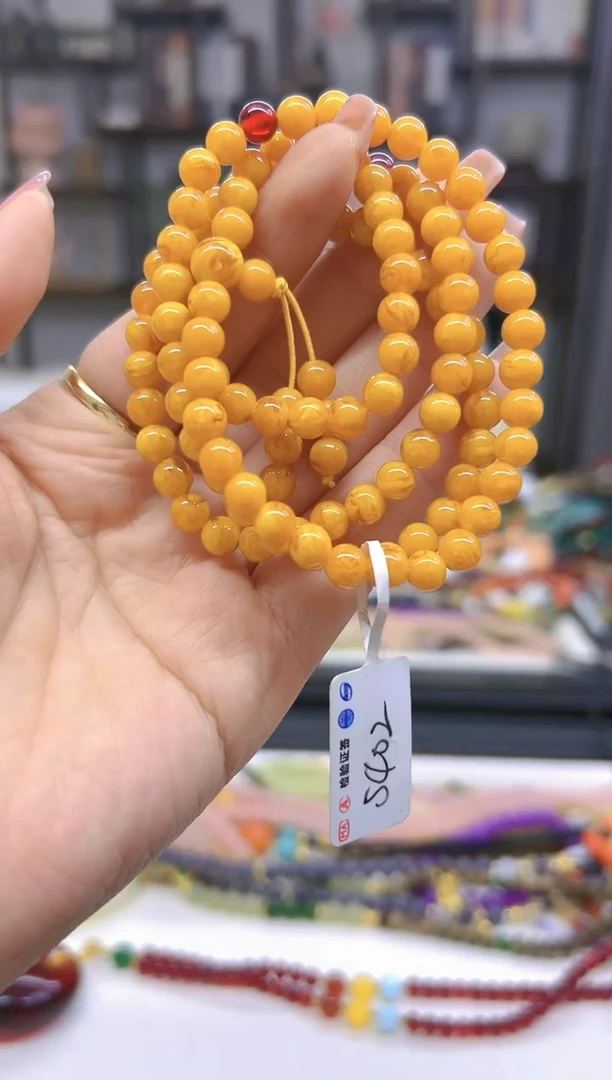 【闪购商品】蜜蜡手链未镶嵌多圈S402