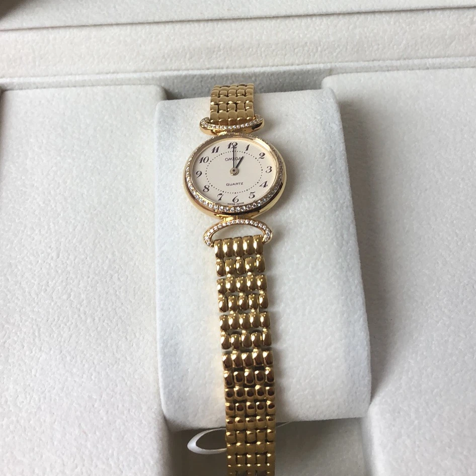 95新 Omega/欧米茄 18*16mm石英表QA3623蝶飞瑞士名表