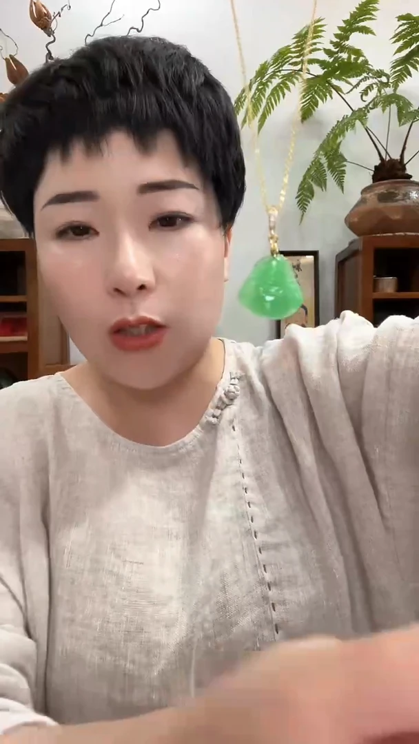 翡翠未镶嵌颈饰890