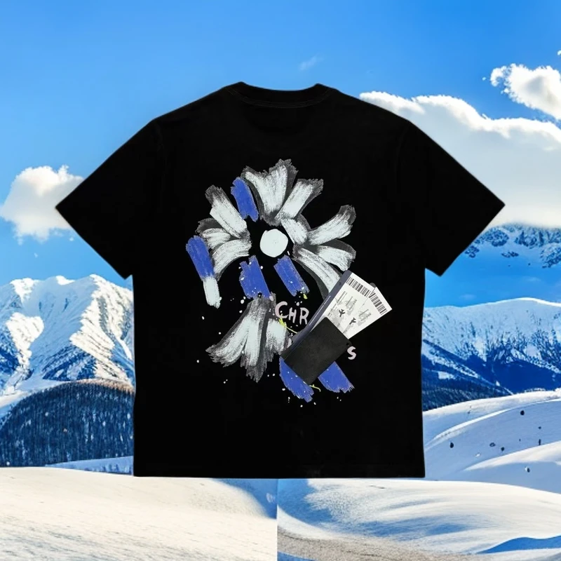 2025新款时尚百搭克罗太阳花T恤B26