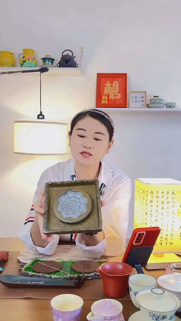 景德镇陶瓷粗陶茶盘