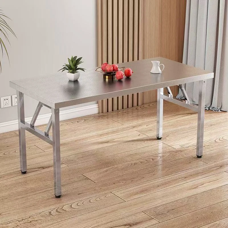 不锈钢折叠桌子便携式烧烤桌户外摆摊商用夜市出摊方桌不锈钢桌子