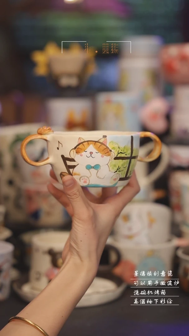 【闪购商品】景德镇可爱设计师款陶瓷